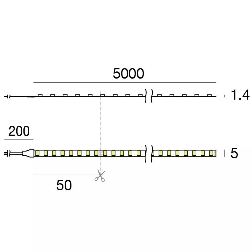 Ribbon Slim_V2 160 LEDs/m