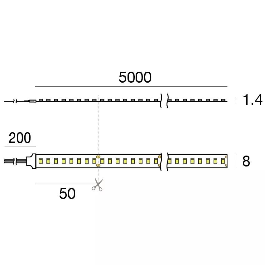 Ribbon HD 160 LEDs/m