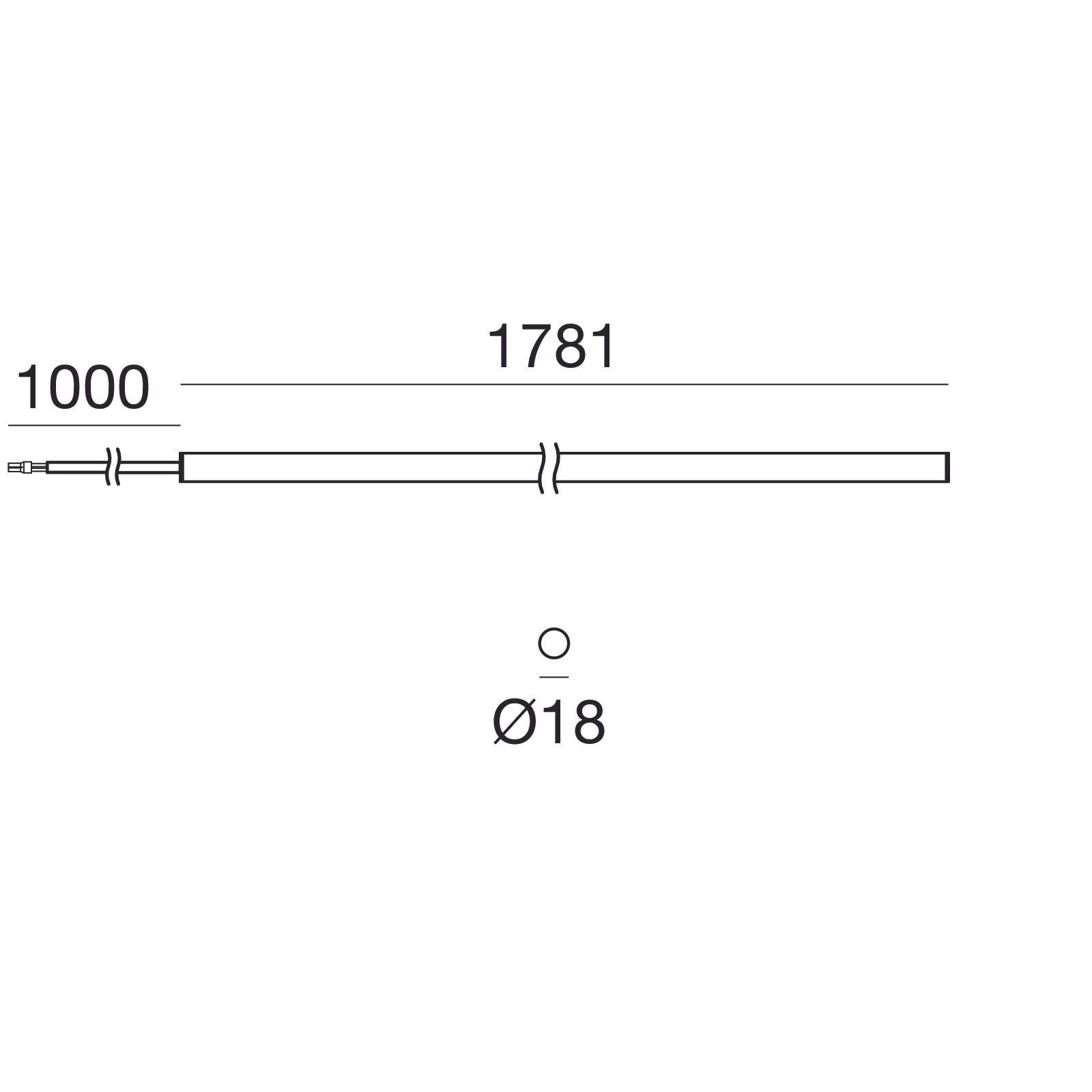 92424N00 | Mini Tube | 2387 lm | Diffused | Linea Light